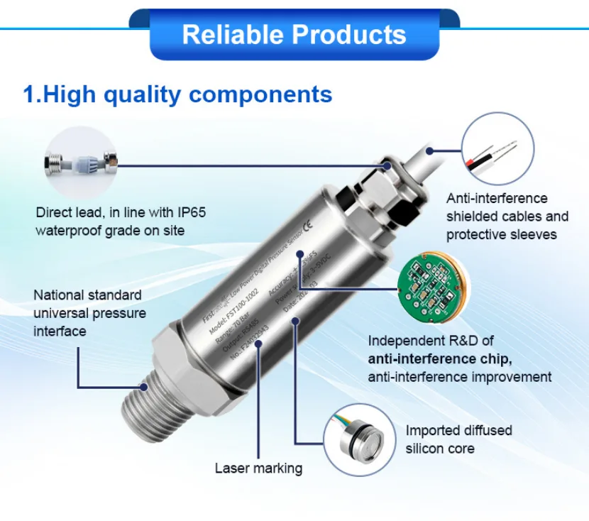 AZIC100-1002 Low Power Pressure sensor