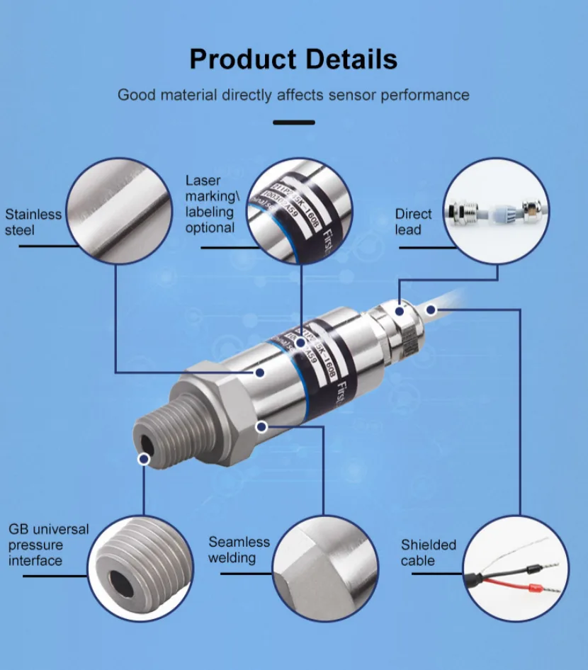 AZIC100-1003 (I2C) low-power pressure transmitter AZIC100-1003 (I2C) low-power pressure transmitter