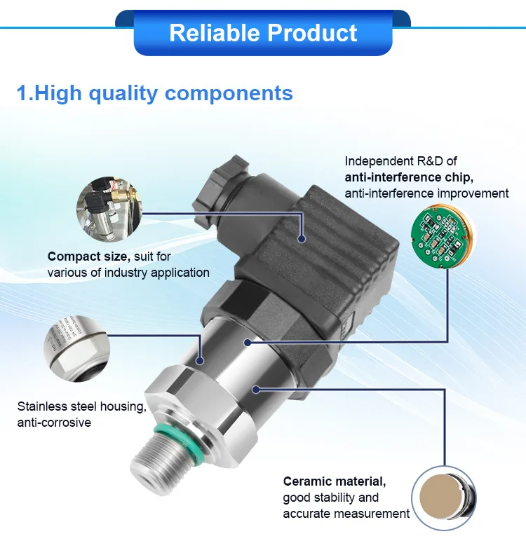 AZIC800-1000 ceramic material Pressure Sensor AZIC800-1000 ceramic material Pressure Sensor