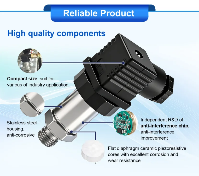 AZIC800-211B High Elasticity Ceramic Pressure Transmitter
