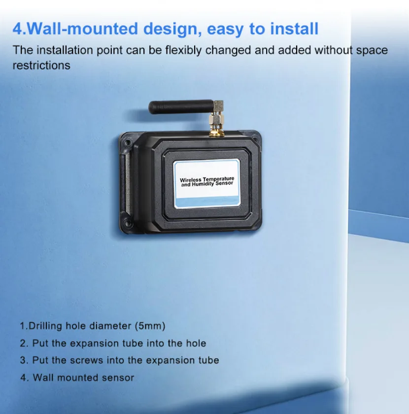 AZIC100-2101 Wireless Temperature and Humidity Sensor