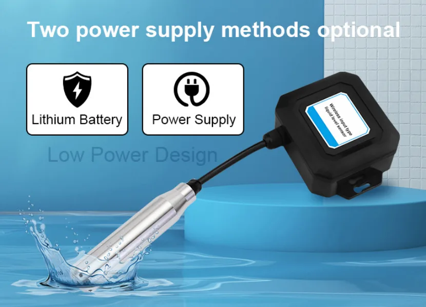 AZIC100-7101 wireless submersible liquid level sensor AZIC100-7101 wireless submersible liquid level sensor