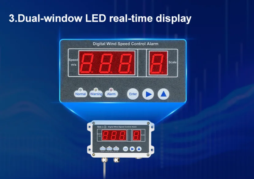 AZIC200-211A High-end Digital Wind Speed Control Alarm