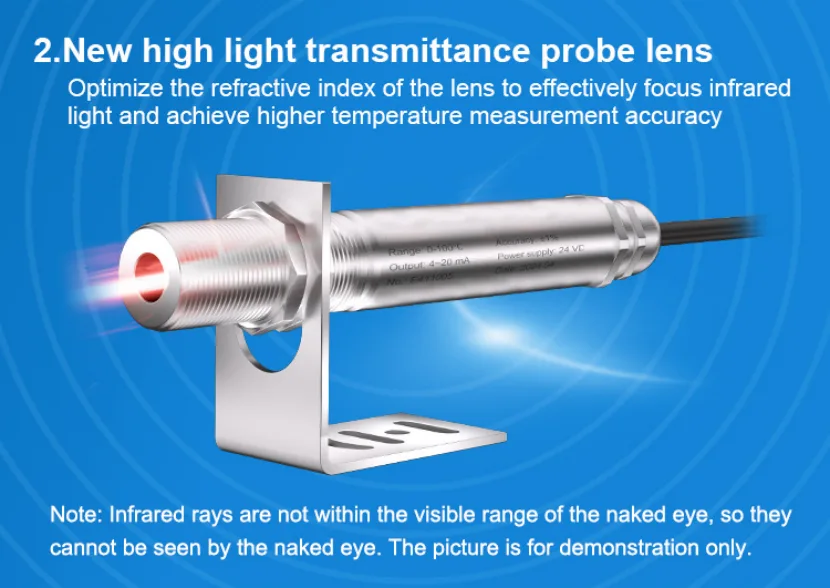 AZIC600-400 High-precision Online Infrared Temperature Sensor