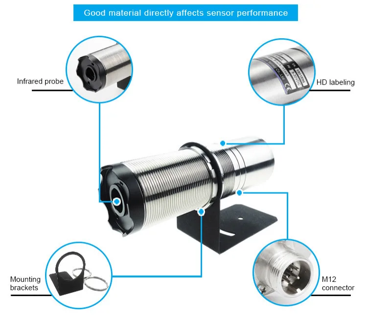 AZIC600-402 High Temperature Infrared Temperature Sensor AZIC600-402 High Temperature Infrared Temperature Sensor
