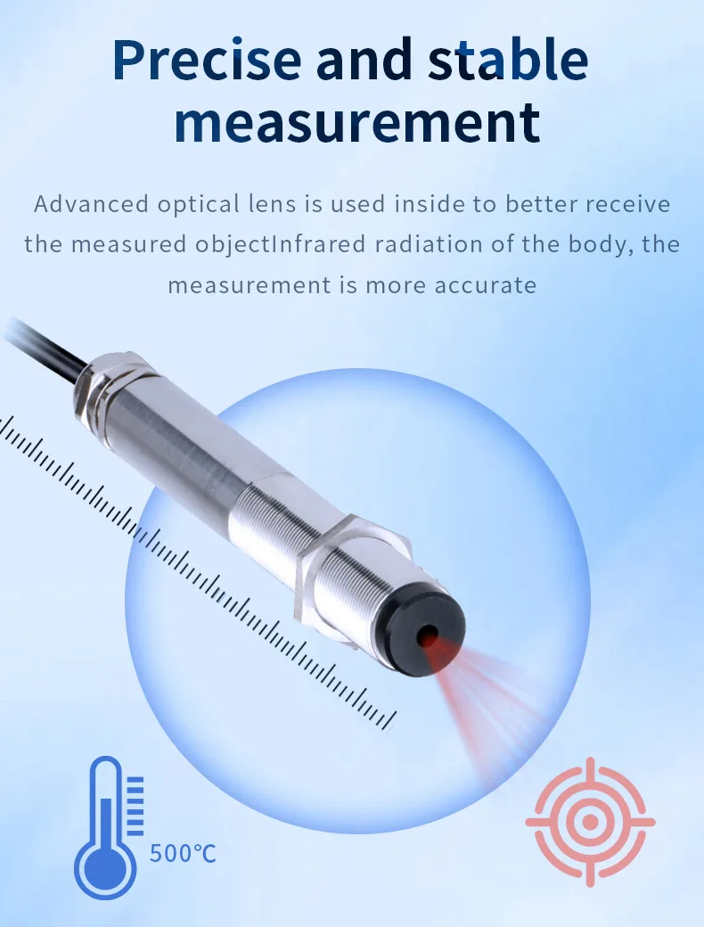 AZIC600-408 Anti-Microwave Infrared Temperature Sensor