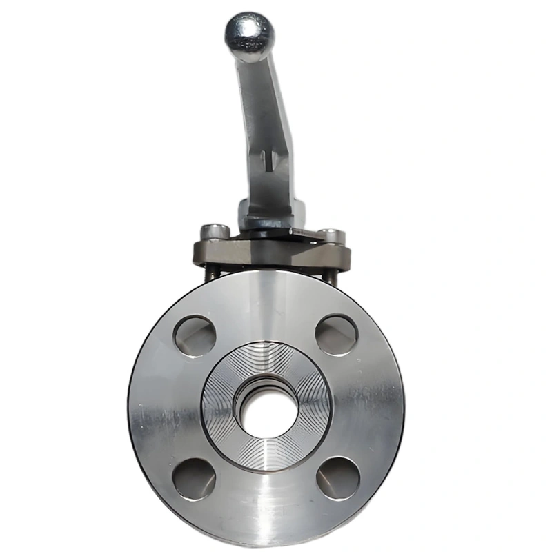 1” 150LB F304 Raised Face Flange Handle Operated Floating Ball Valve - Image 1