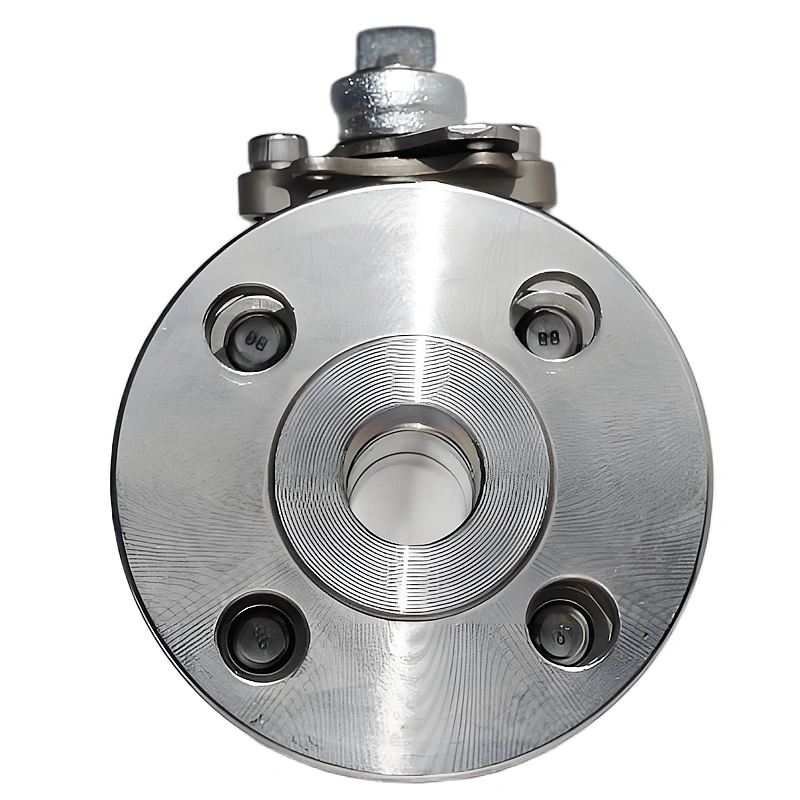 1” 150LB F304 Raised Face Flange Handle Operated Floating Ball Valve - Image 3