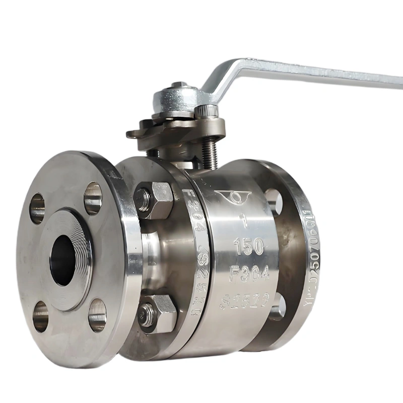 1” 150LB F304 Raised Face Flange Handle Operated Floating Ball Valve - Image 5