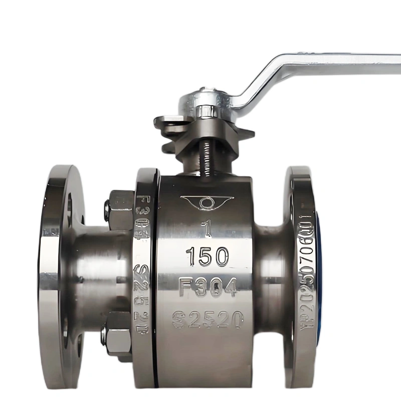 1” 150LB F304 Raised Face Flange Handle Operated Floating Ball Valve - Image 6
