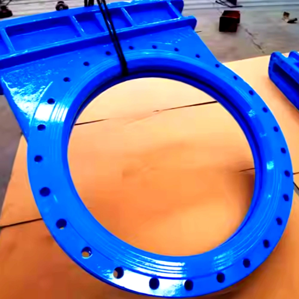 16-inch, 32-inch WCB stainless steel API electric flange knife gate valve - Image 4