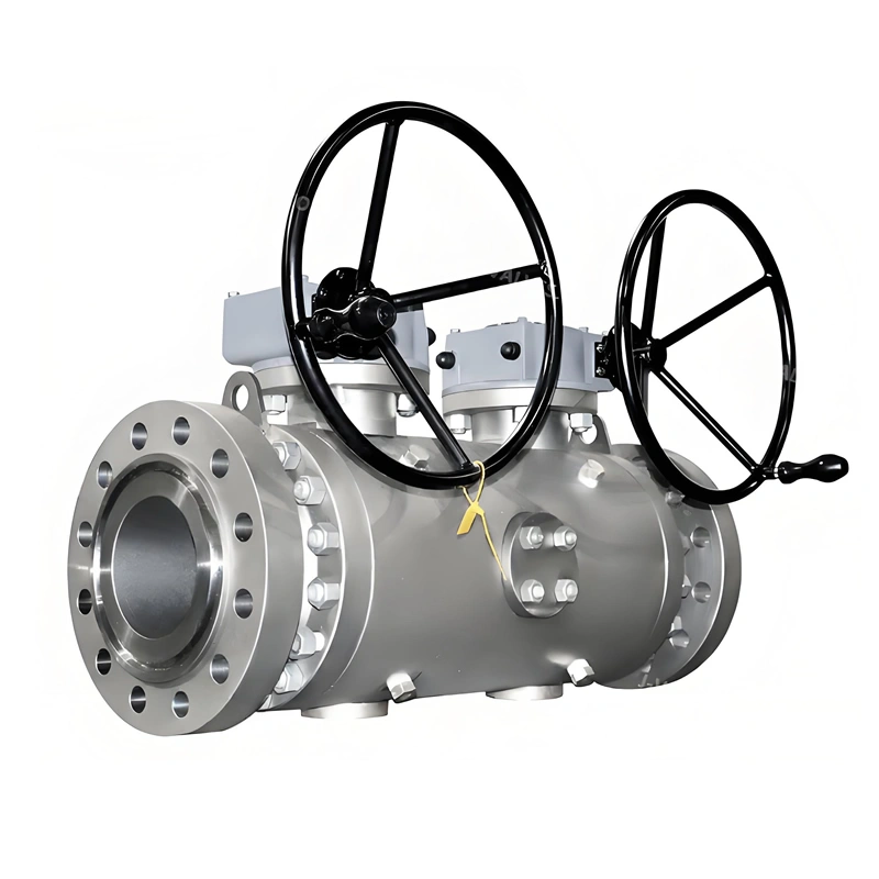 6 inch 600lb Double Ball A105n Trunnion Double Block and Bleed Ball Valve - Image 2