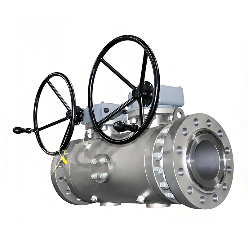 6 inch 600lb Double Ball A105n Trunnion Double Block and Bleed Ball Valve - Image 3