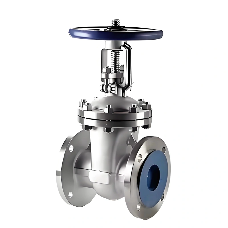 ANSI Class 150 Manual Stainless Steel Gate Valve Cast Steel Rising Stem Flange Gate Valve Resilient Seat Gate Valve - Image 4