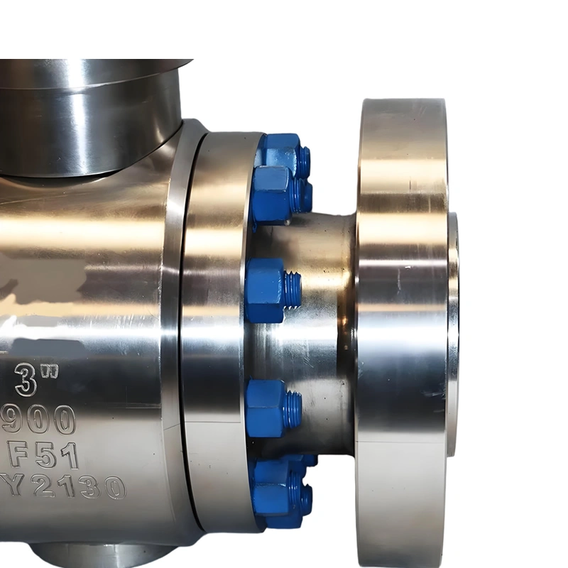2″~24″ ANSI Class 150~900lb Stainless Steel 2PC Trunnion Mounted Flanged Ball Valve - Image 2