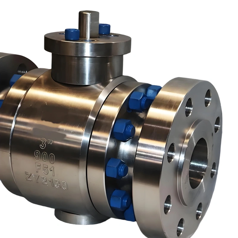 2″~24″ ANSI Class 150~900lb Stainless Steel 2PC Trunnion Mounted Flanged Ball Valve - Image 3