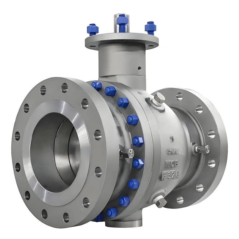 ANSI DN100 Class 300 Carbon Steel Wcb with Top Flange 2PC Trunnion Mounted Ball Valve - Image 5