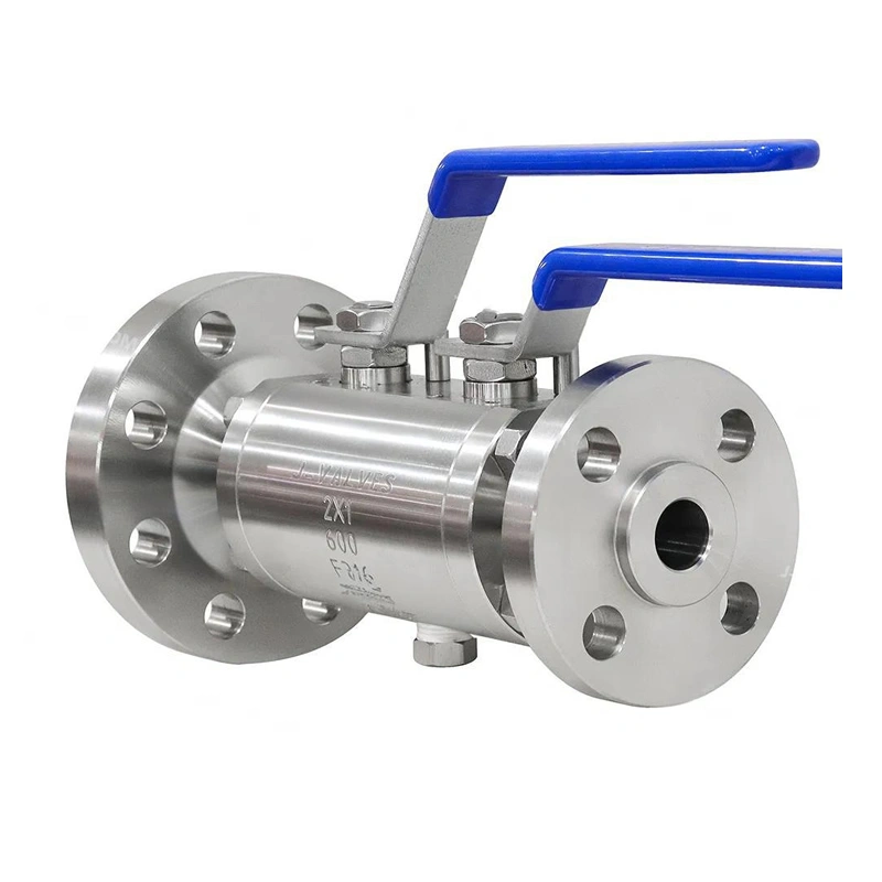 ANSI Stainless Steel F304 F316 Flanged Lever Gear Double Block and Bleed Ball Valve