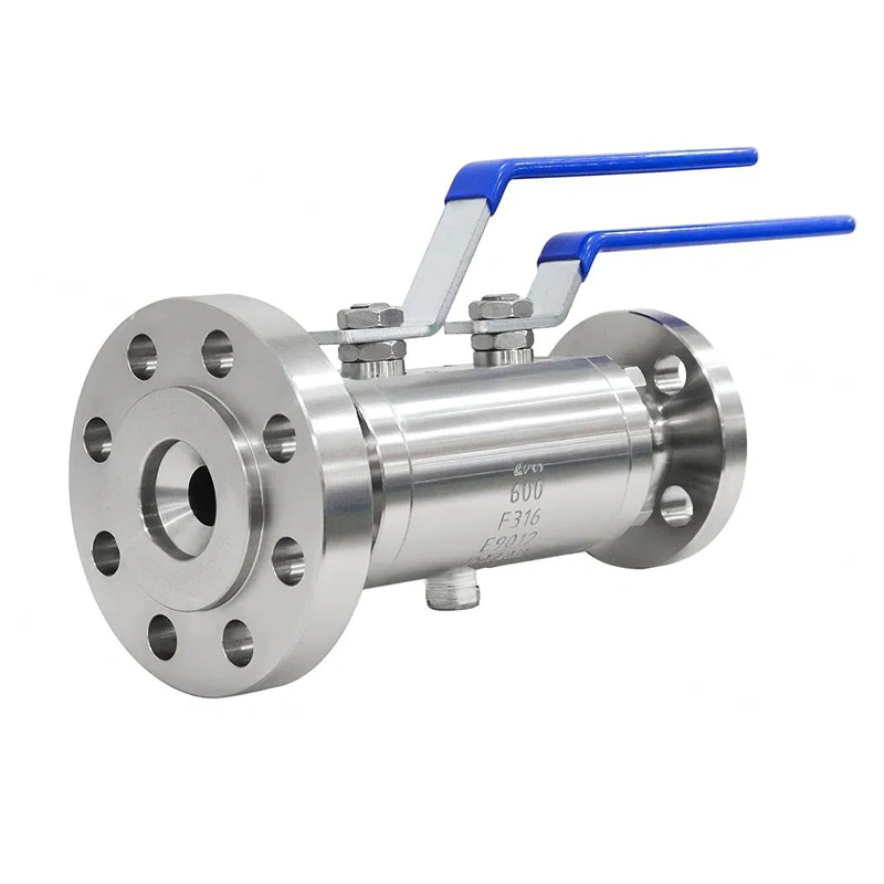 ANSI Stainless Steel F304 F316 Flanged Lever Gear Double Block and Bleed Ball Valve - Image 1