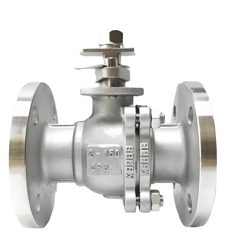 API 607 ASME Carbon Steel Ball Valve Stainless 304/316 Flange Metal Seated Floating Ball ValveVHigh Temperature for Water - Image 1