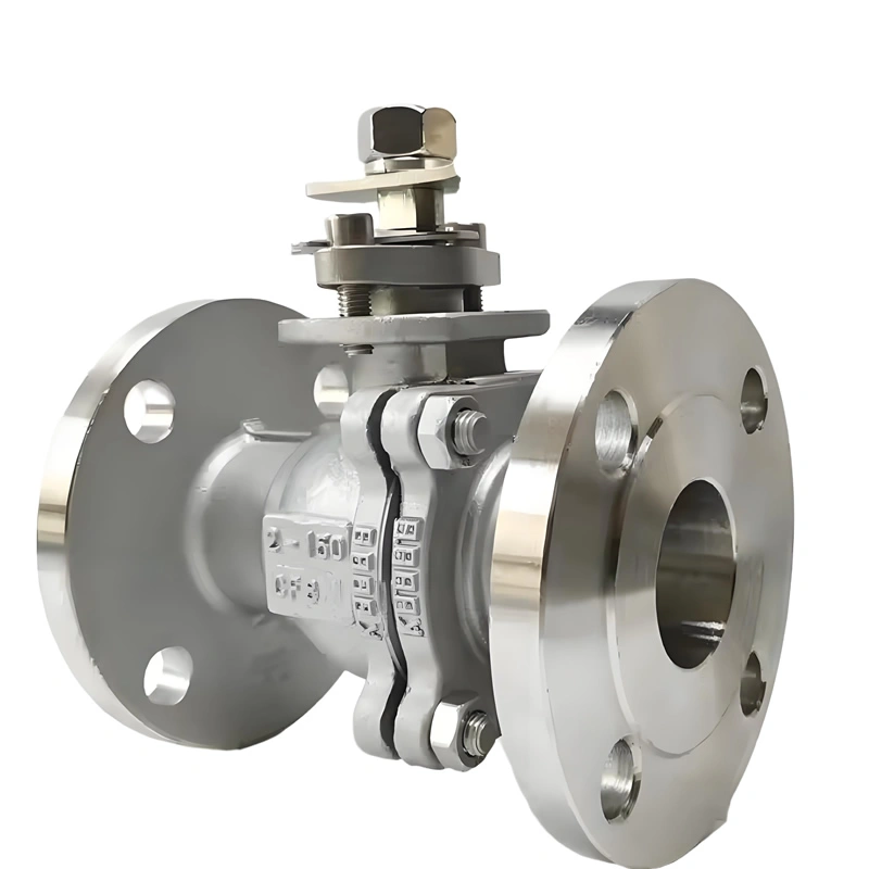 API 607 ASME Carbon Steel Ball Valve Stainless 304/316 Flange Metal Seated Floating Ball ValveVHigh Temperature for Water - Image 3
