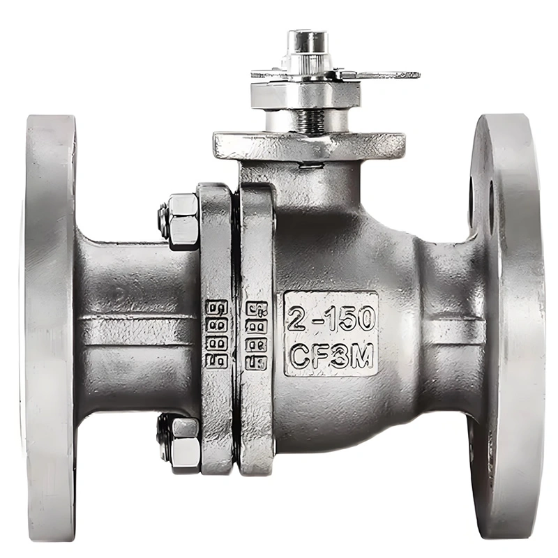 API 607 ASME Carbon Steel Ball Valve Stainless 304/316 Flange Metal Seated Floating Ball ValveVHigh Temperature for Water - Image 4