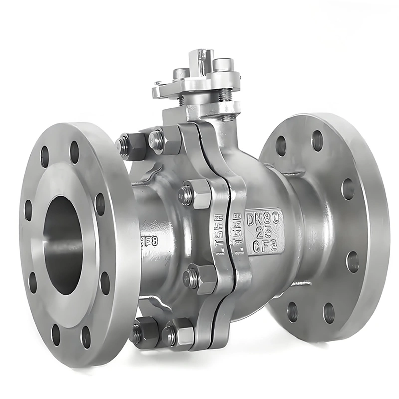 API 607 ASME Carbon Steel Ball Valve Stainless 304/316 Flange Metal Seated Floating Ball ValveVHigh Temperature for Water - Image 5