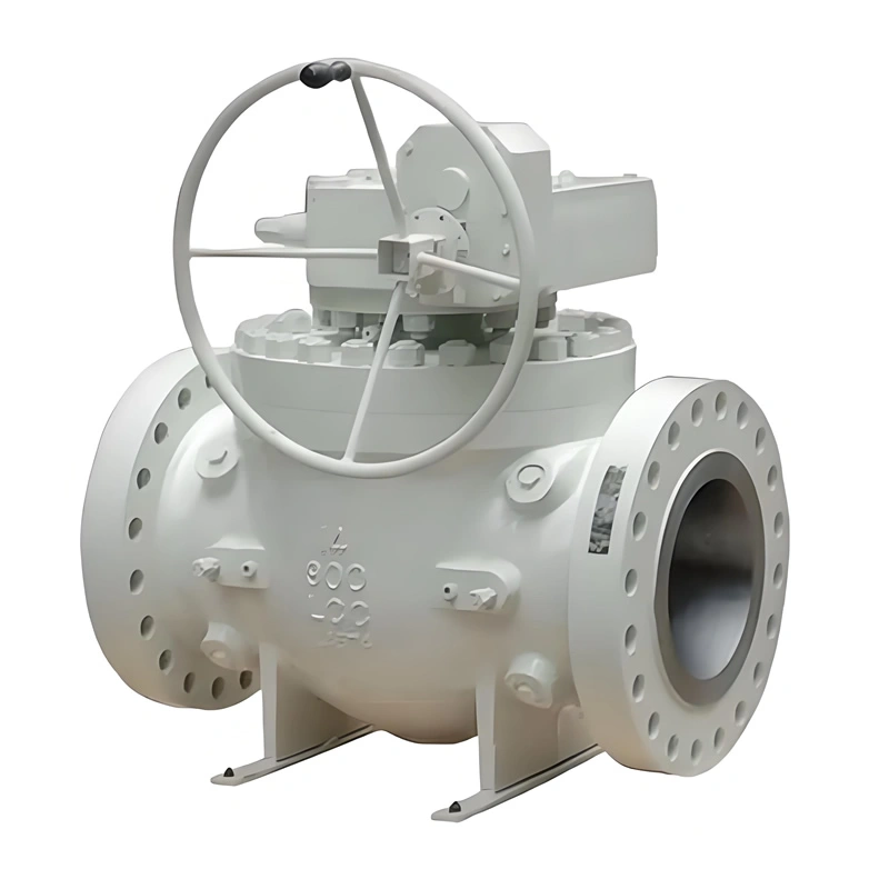 API 6D ASME Cast Steel Flange Top Entry Trunnion Mounted Ball Valve - Image 4