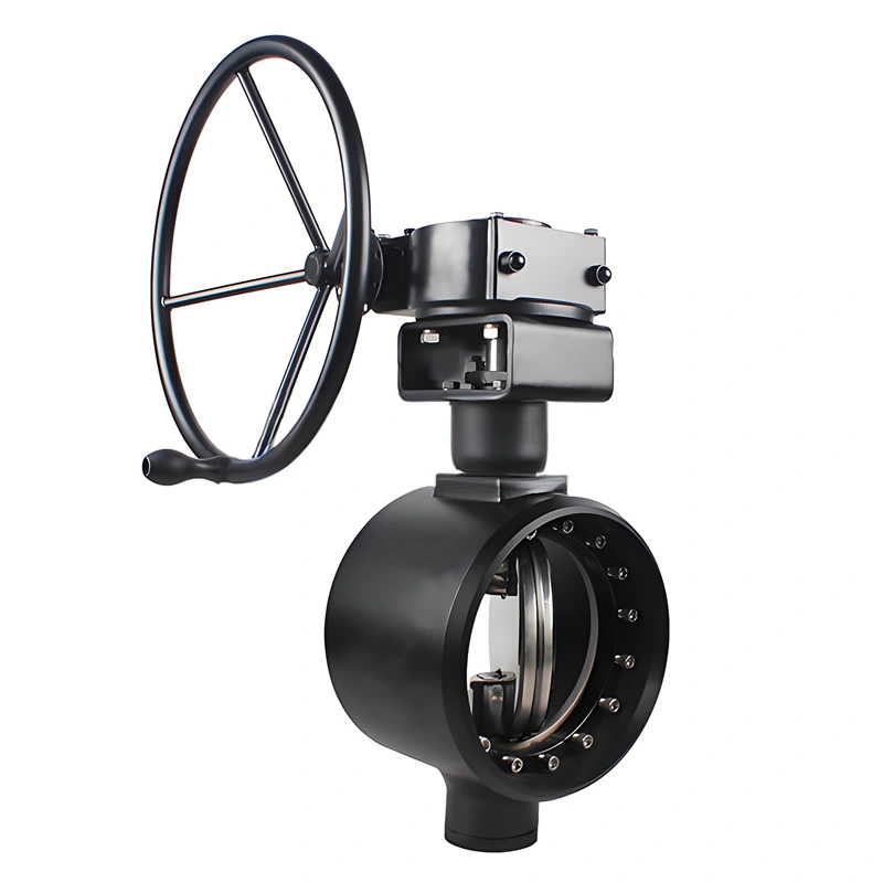 API 6D ASTM Carbon Steel Triple Eccentric Hard Seal Flange High-Temperature Butterfly Valve for Water - Image 2
