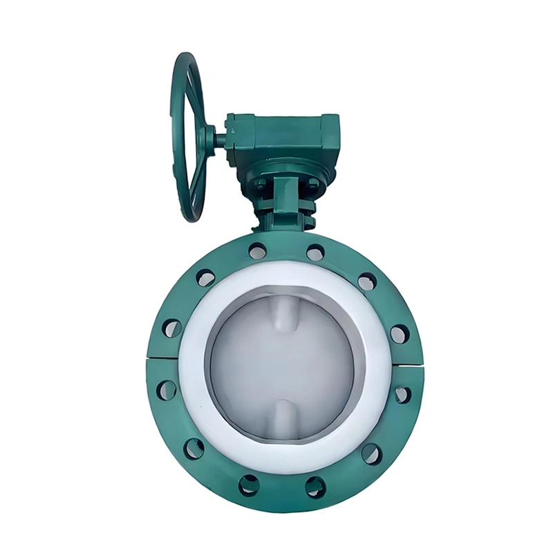 API 6D Electric Soft-Seated PTFE/Fluorine Lined Butterfly Valve for Oil & Gas and Chemical Corrosion Resistance - Image 1