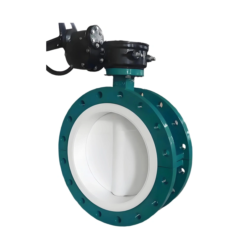 API 6D Electric Soft-Seated PTFE/Fluorine Lined Butterfly Valve for Oil & Gas and Chemical Corrosion Resistance - Image 2