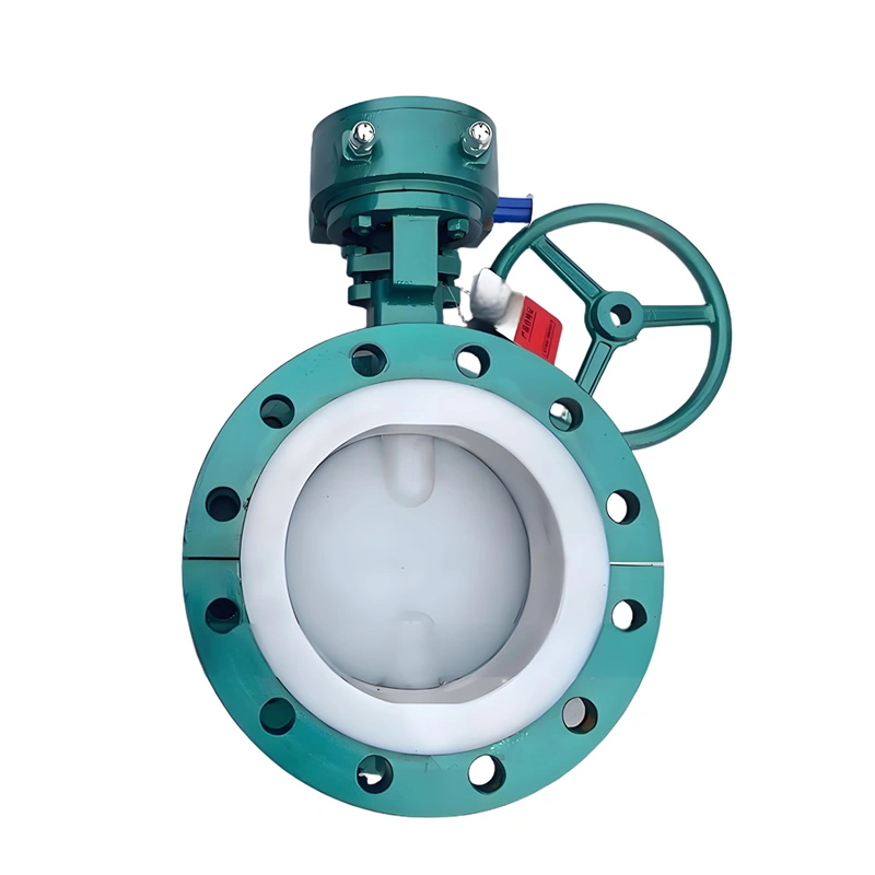 API 6D Electric Soft-Seated PTFE/Fluorine Lined Butterfly Valve for Oil & Gas and Chemical Corrosion Resistance - Image 4