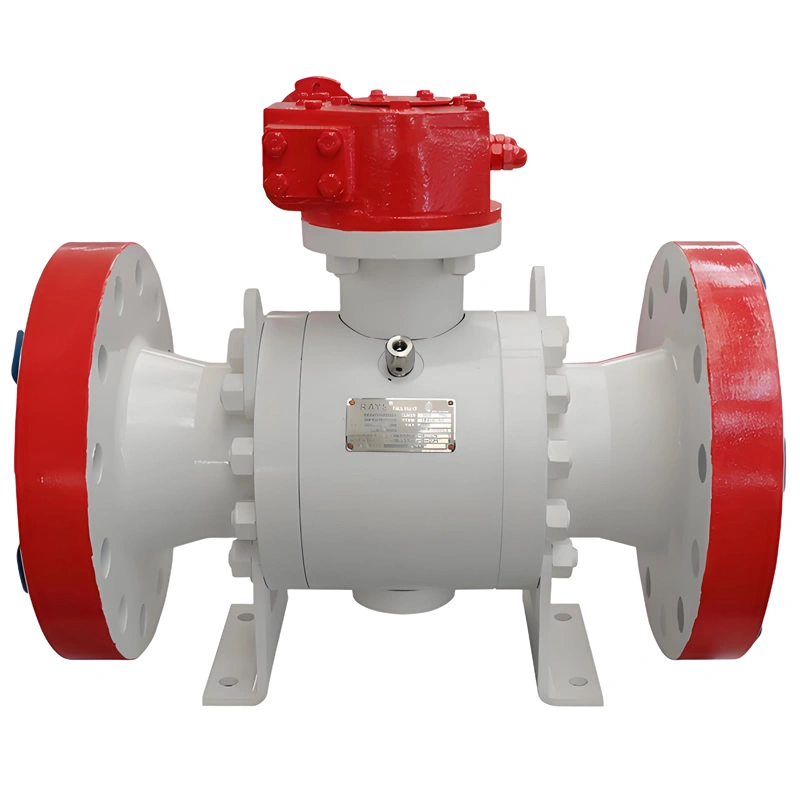 API 6D Forged Gear-Operated Flange Metal to Metal Seat Trunnion-Mounted Ball Valve - Image 2