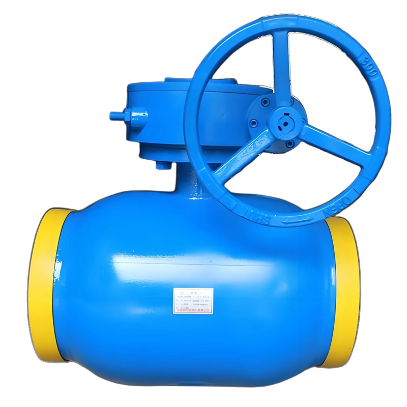API 6D Gear-Operated Fully Welded Trunnion-Mounted Ball Valve - Image 1