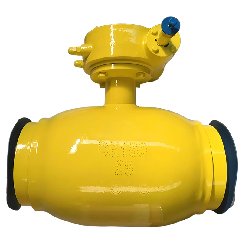 API 6D Gear-Operated Fully Welded Trunnion-Mounted Ball Valve - Image 3
