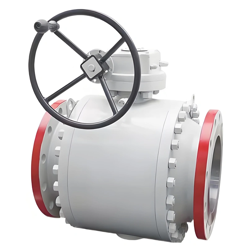 API 6D High-Pressure 3 PCS 1500lb Flange-Type Forged Stainless Steel Full Port Trunnion Ball Valve - Image 2