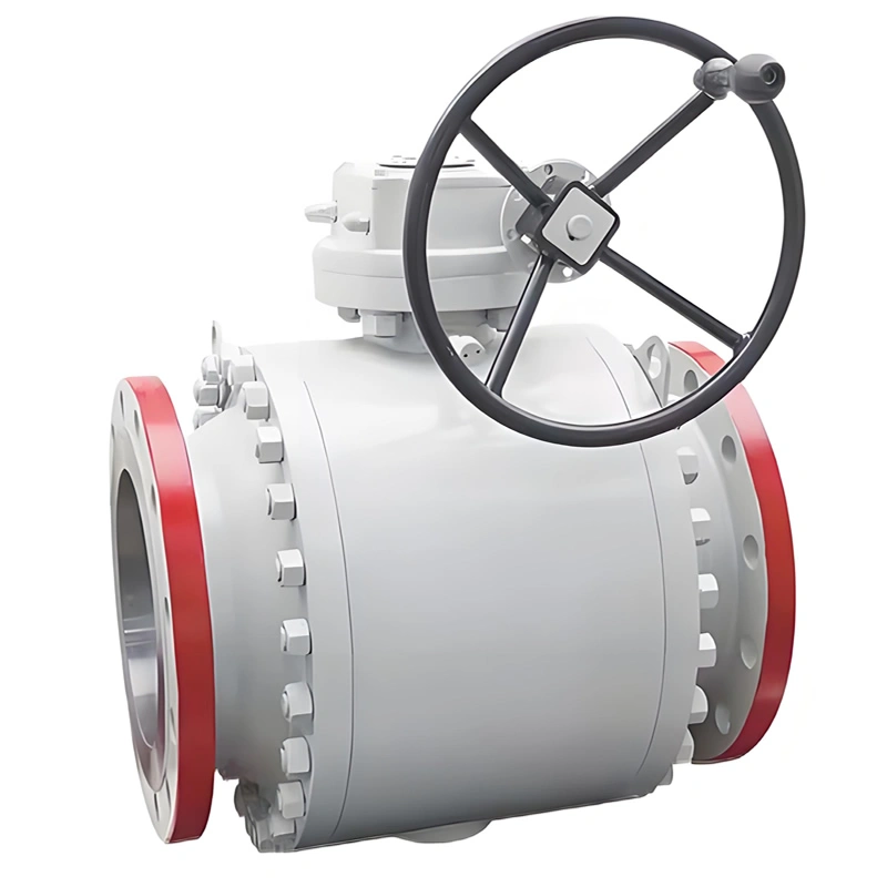 API 6D High-Pressure 3 PCS 1500lb Flange-Type Forged Stainless Steel Full Port Trunnion Ball Valve - Image 3