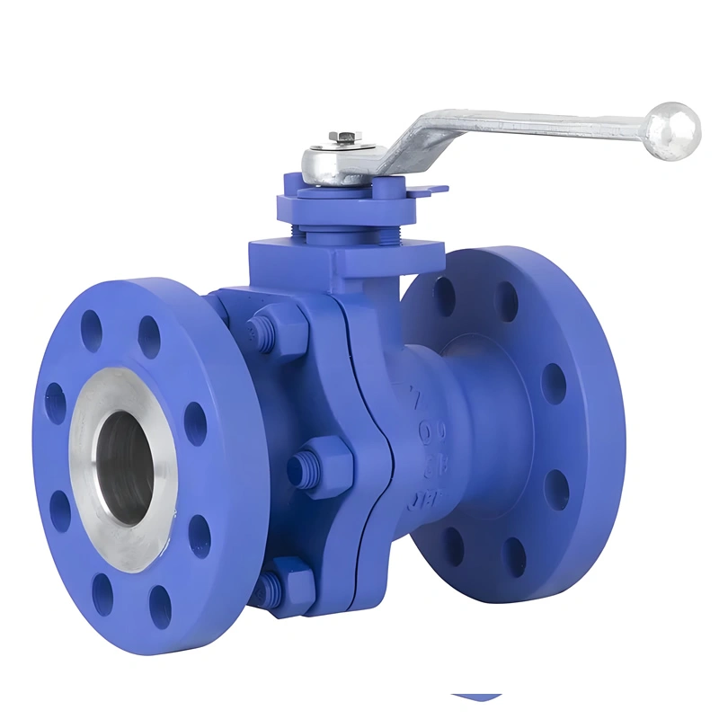 API608 2″ 100LB WCB Manual PTFE/PFA/FEP Lined Stainless Steel Floating Ball Valve - Image 2