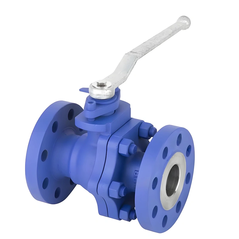 API608 2″ 100LB WCB Manual PTFE/PFA/FEP Lined Stainless Steel Floating Ball Valve - Image 3