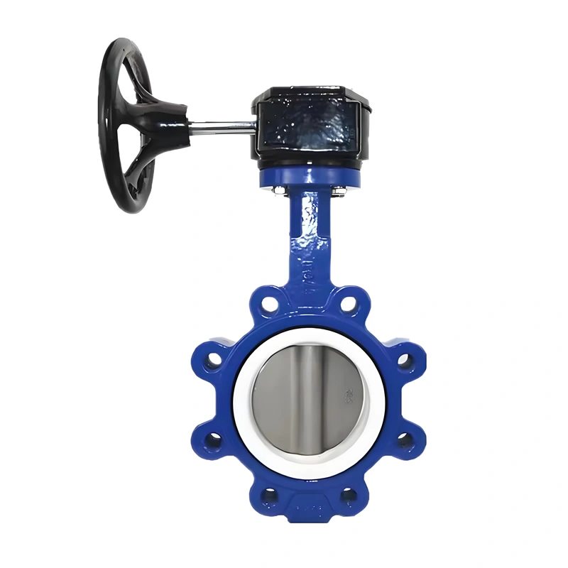 High Performance API609 Manual EPDM Seat 304 Stainless Steel Lug Type Cast Iron Concentric butterfly Valve - Image 1