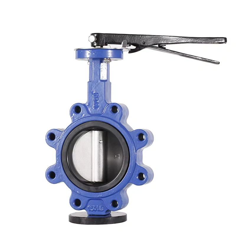 High Performance API609 Manual EPDM Seat 304 Stainless Steel Lug Type Cast Iron Concentric butterfly Valve - Image 4