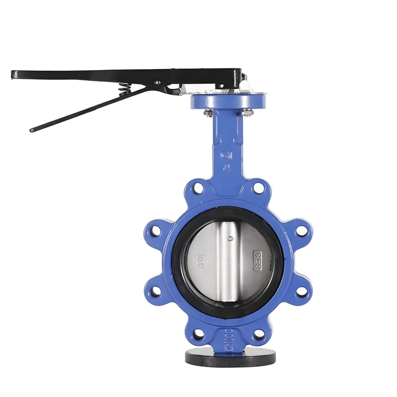 High Performance API609 Manual EPDM Seat 304 Stainless Steel Lug Type Cast Iron Concentric butterfly Valve - Image 5
