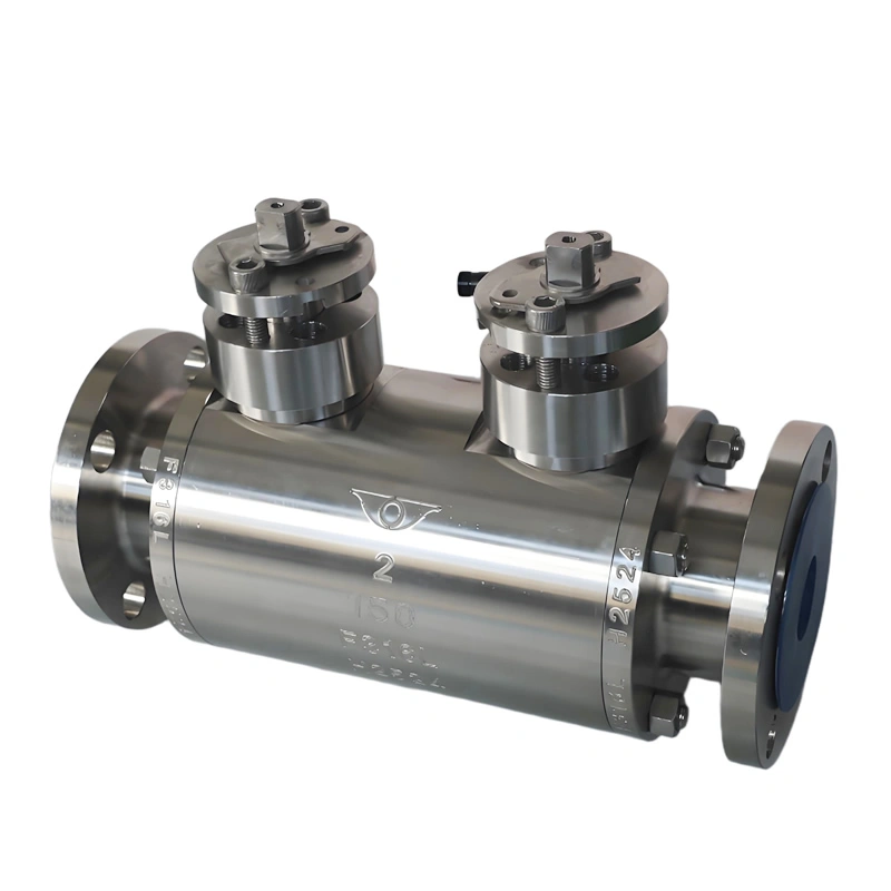 API6D DN50 SS316L DBB 150LB Double Block and Bleed Ball Valve - Image 6