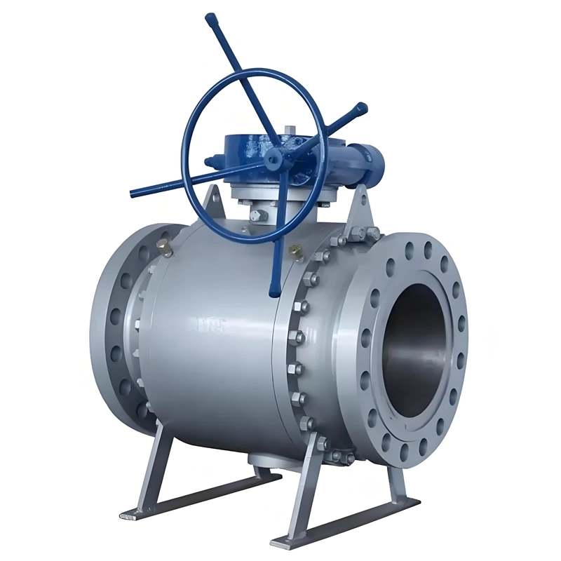 API6d DN100 Class300 Forged Steel Flanged Type RF Metal Seal Trunnion Mounted Ball Valve - Image 5