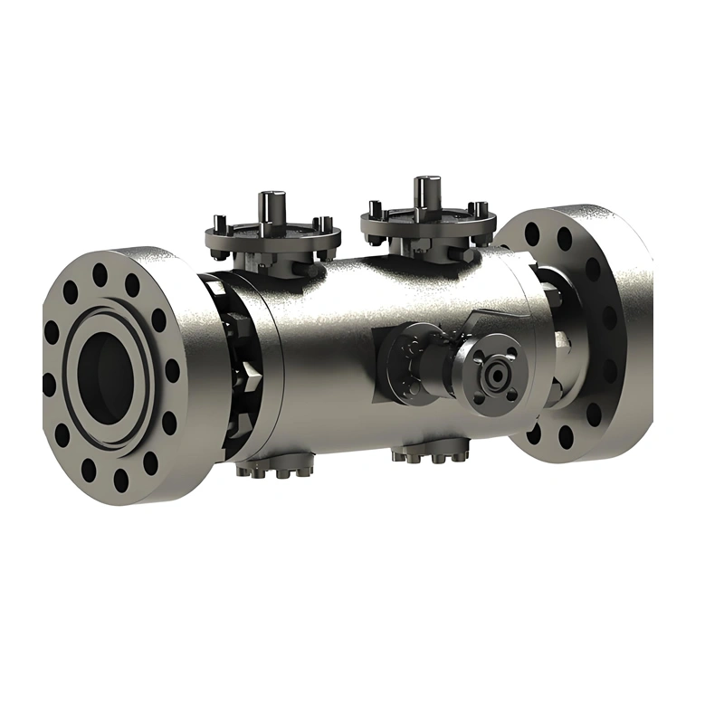 ASME 2500LB Stainless Steel Forged Trunnion Double Block and Bleed Valve - Image 2