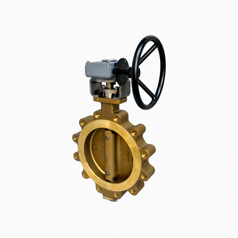 Aluminum Bronze 28” 150LB Lug End Triple Offset Butterfly Valve - Image 4