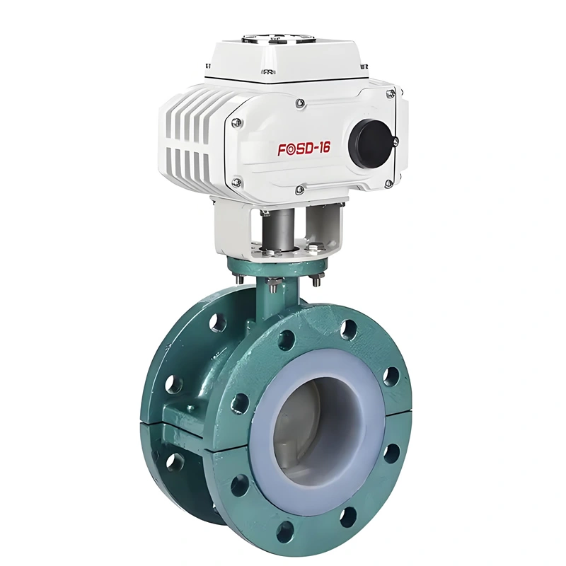 DN100~DN800 PN16 Cast Iron/Stainless Steel PTFE Seal Electric Flange Butterfly Valve - Image 3