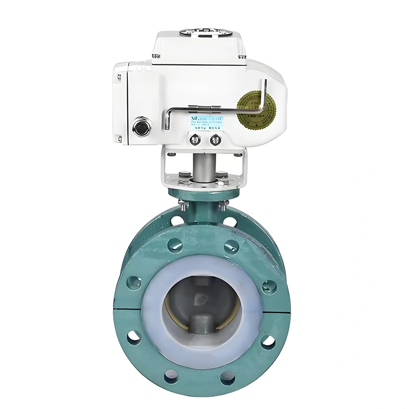 DN100~DN800 PN16 Cast Iron/Stainless Steel PTFE Seal Electric Flange Butterfly Valve - Image 4