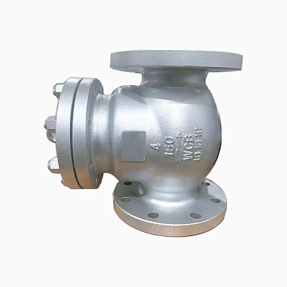 Cast Steel WCB 6” 1500LB RF Flange Swing Check Valve - Image 2