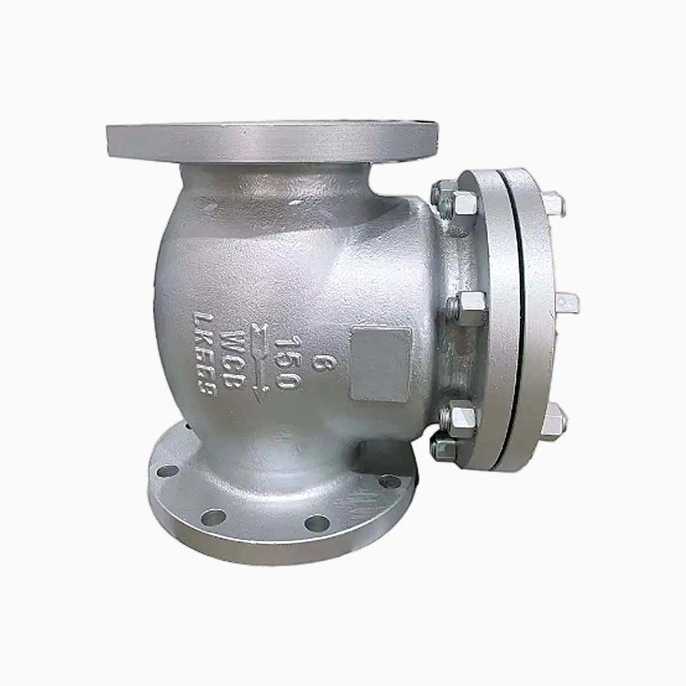 Cast Steel WCB 6” 1500LB RF Flange Swing Check Valve - Image 3